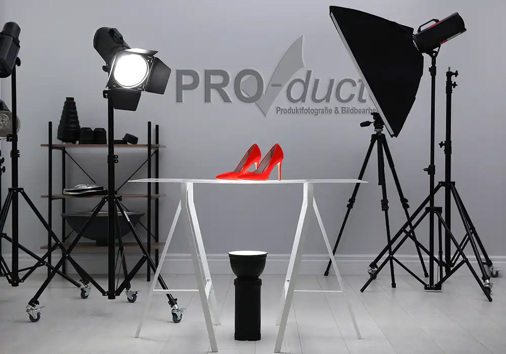 Produktfotografie im Fotostudio der PRO-ducto GmbH